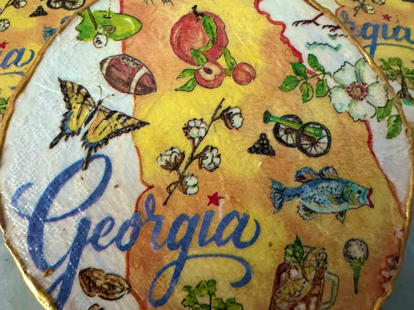 Georgia Wood Coasters