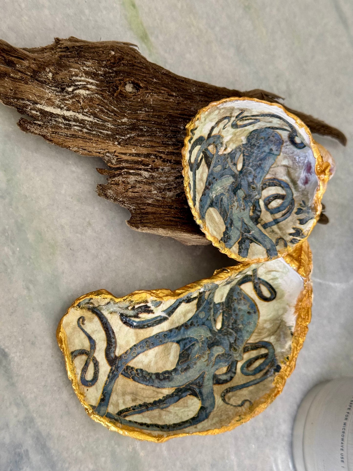 Nautical Shell Plates, napkin holder, decor