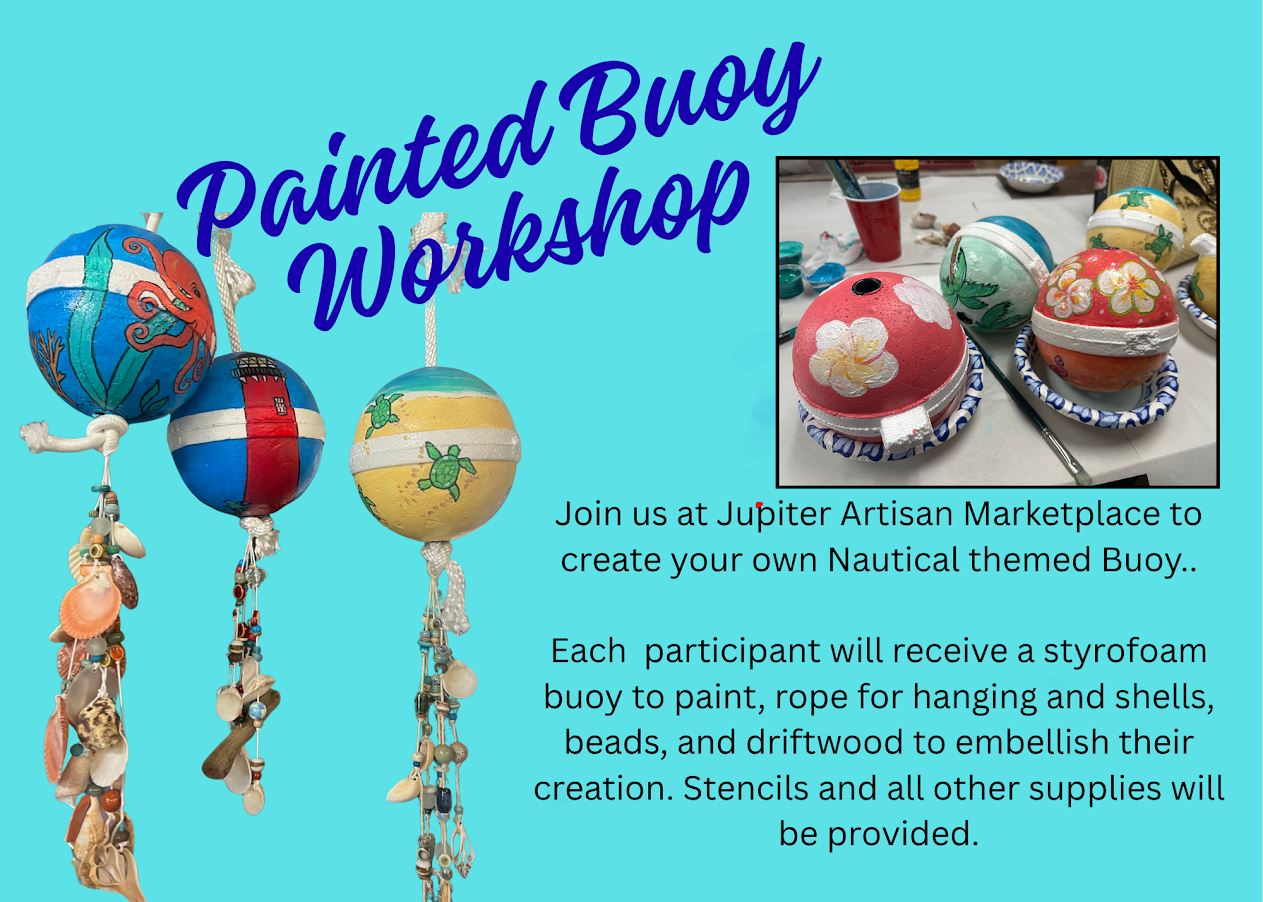Nautical Themed Workshop- Create your own Buoy!