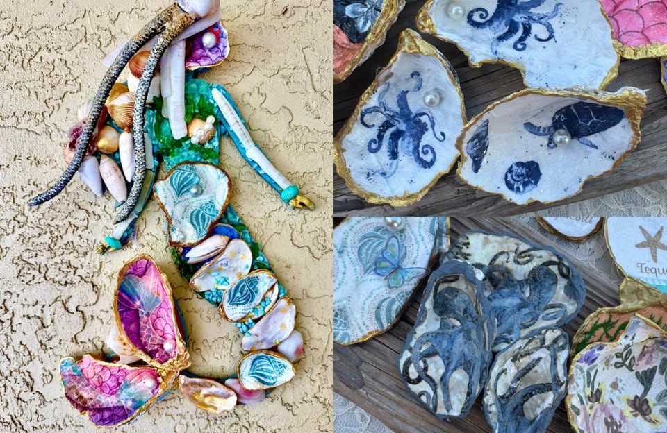 Mermaid Multi Media Shell Decor SOLD!