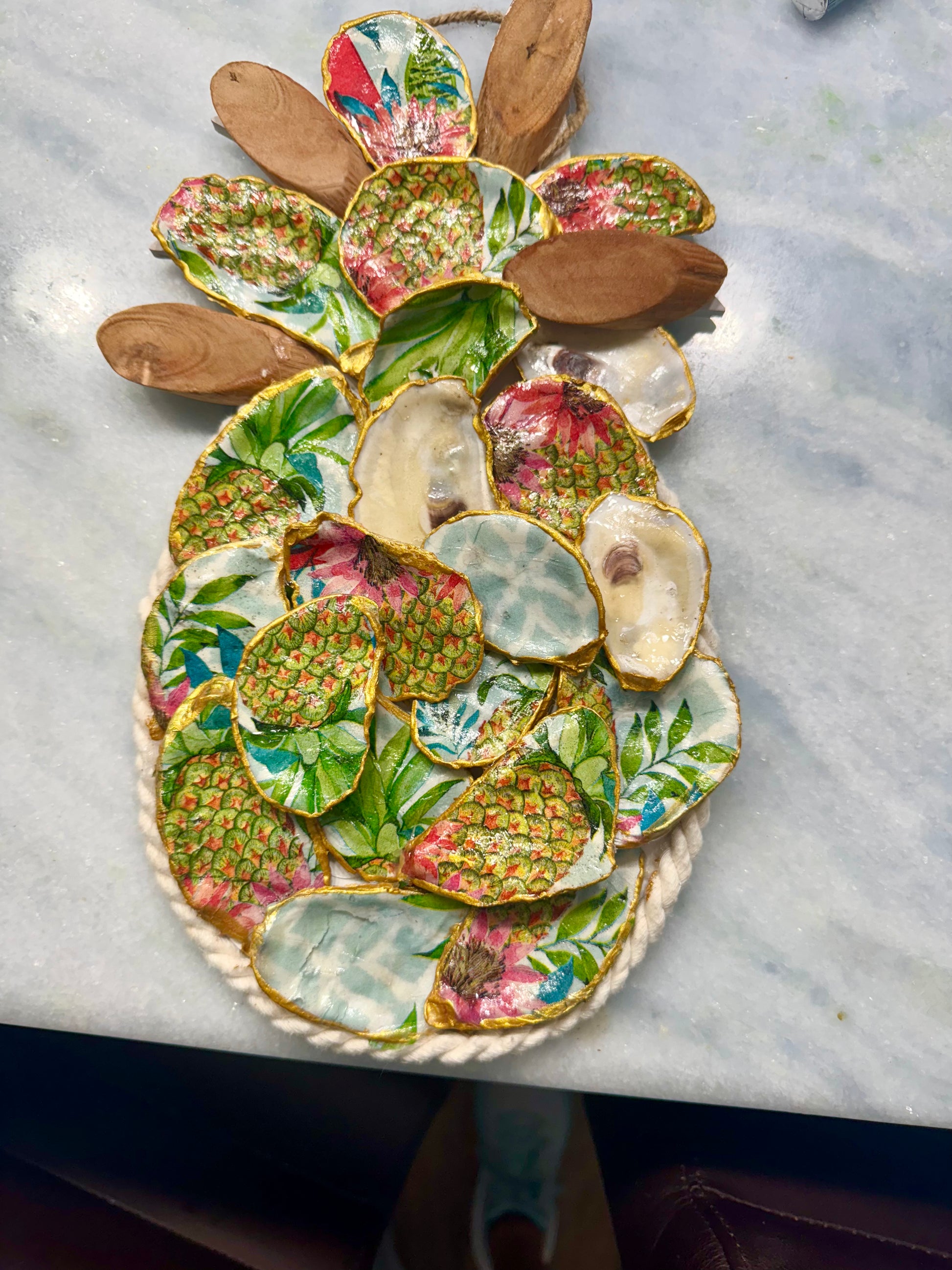 Pinaple Shell Tropical Pineapple Love! – Shells, Papyrus and More