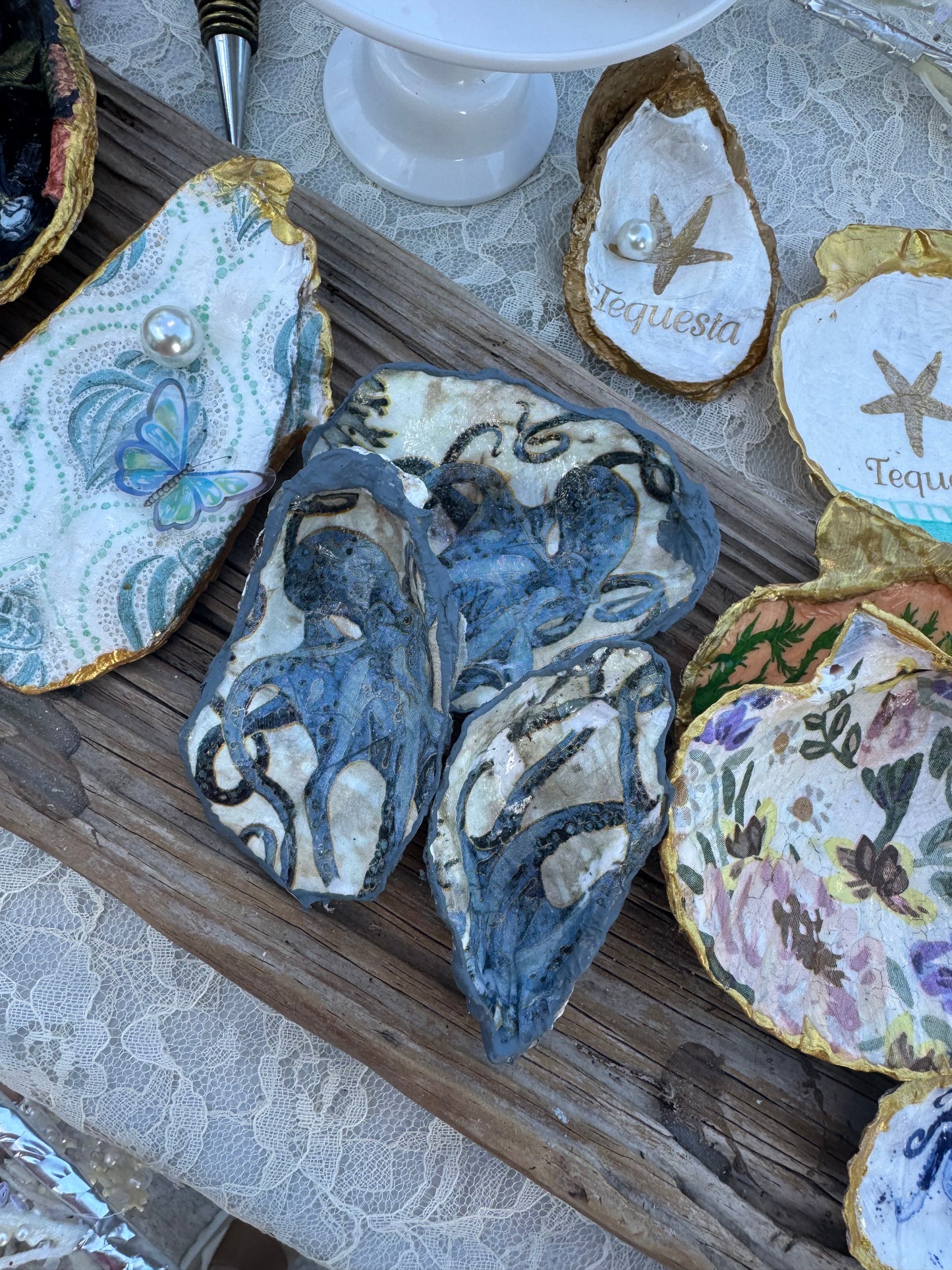 Large Octopus Oyster Shells